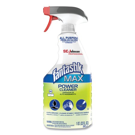 FANTASTIK MAX Cleaners & Detergents, 32 oz Spray Bottle, Pleasant 00054600000380